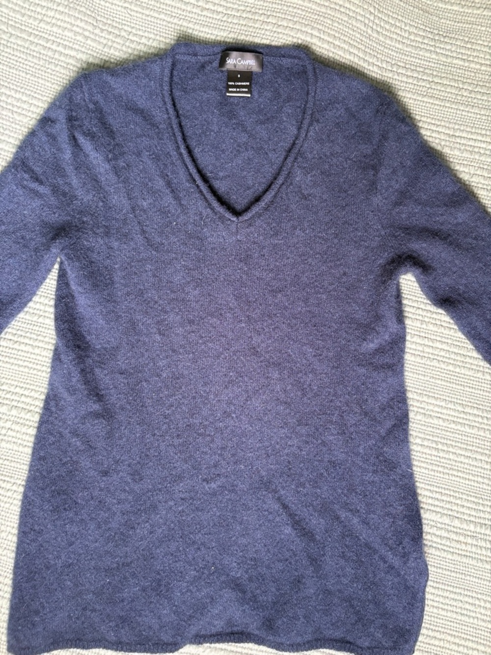 Sara Campbell V-neck cashmere sweater